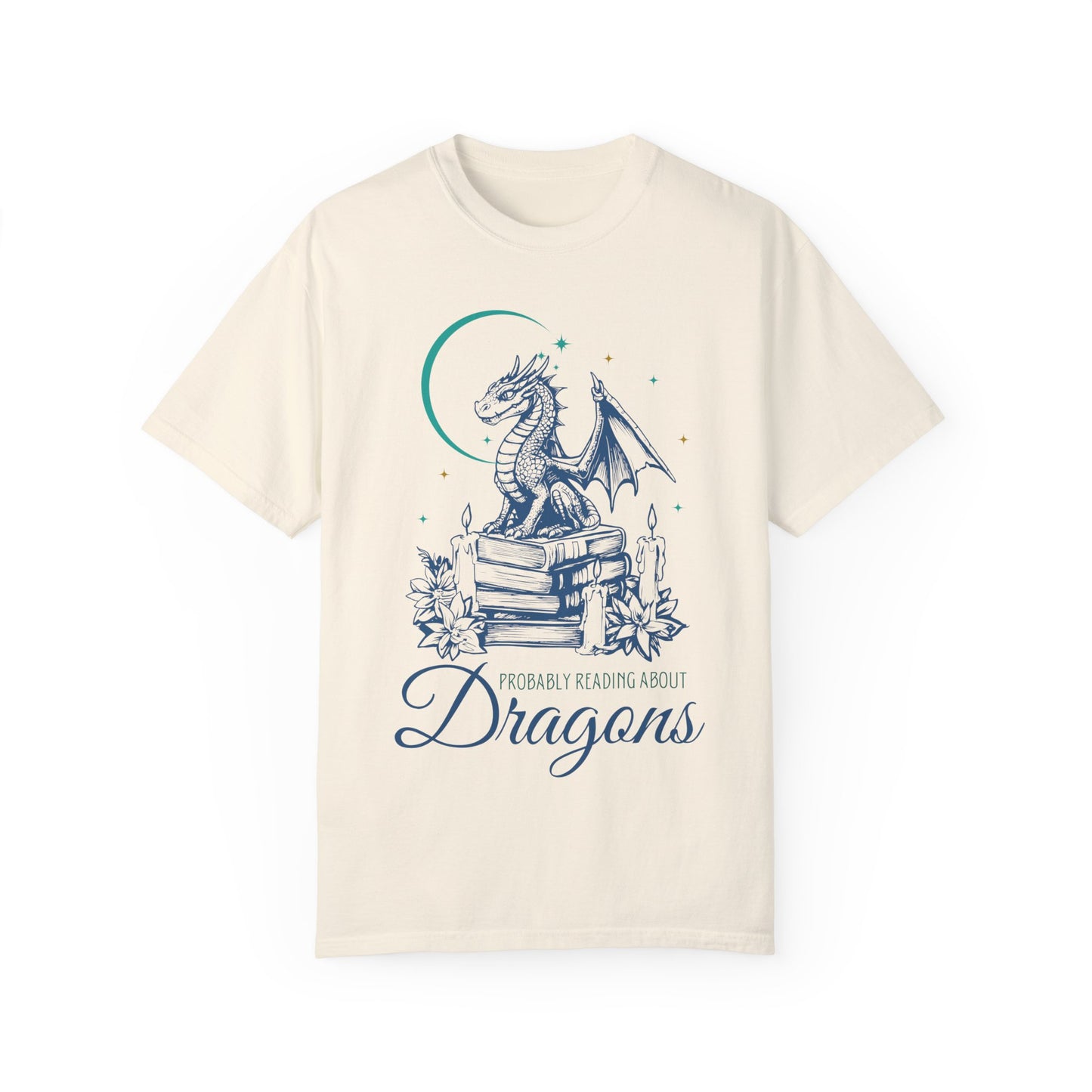 Probably Reading About Dragons Comfort Colors Shirt, Fourth Wing, Bookish Shirt, Bookish, Librarian Gift, book lover, Dealing with dragons