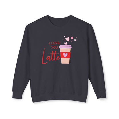 I Love You A Latte Shirt, Valentines Coffee Shirt, Couples Sweatshirt, Funny Couples Shirt, Couple Valentine Sweatshirt, Valentines Gift