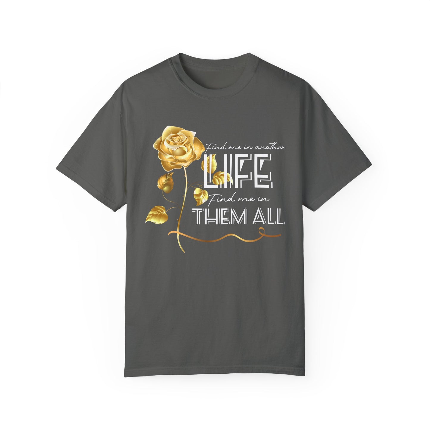 Gold Plated Villain Unisex T-shirt, Gild Design Shirt, Unique Graphic Tee, Cool Statement Top, Edgy Tee