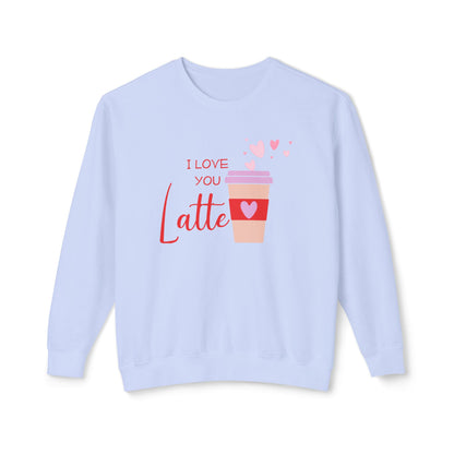 I Love You A Latte Shirt, Valentines Coffee Shirt, Couples Sweatshirt, Funny Couples Shirt, Couple Valentine Sweatshirt, Valentines Gift