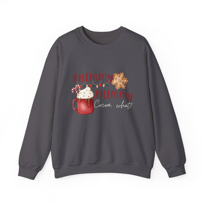 Hot cocoa Sweatshirt/ Funny holiday shirt/ Shimmy Shimmy cocoa what/ Christmas sweatshirt/ Funny hot cocoa sweatshirt