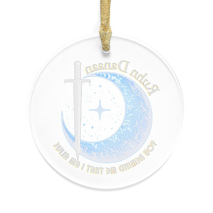 Licensed Ruhn Danaan Acrylic Ornaments/ crescent city/ sarah j maas/ you remind me that i am alive