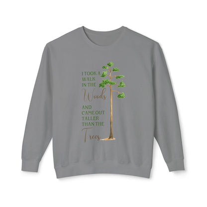 Taller than the trees comfort colors sweatshirt, Pine Tree, Camping Shirt, Hiking Shirt, Adventure Shirt, Nature Lover Gift, Outdoors Shirt