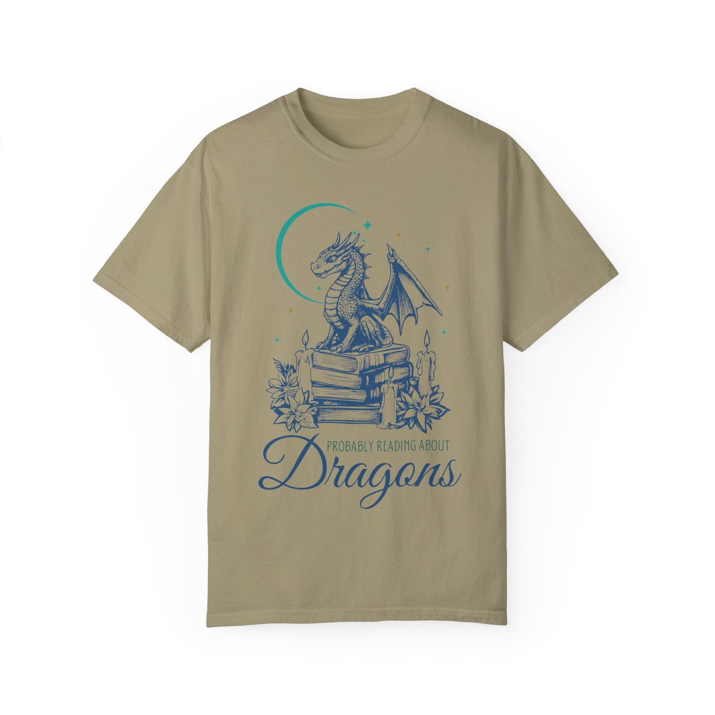 Probably Reading About Dragons Comfort Colors Shirt, Fourth Wing, Bookish Shirt, Bookish, Librarian Gift, book lover, Dealing with dragons