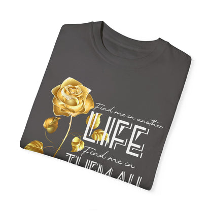 Gold Plated Villain Unisex T-shirt, Gild Design Shirt, Unique Graphic Tee, Cool Statement Top, Edgy Tee