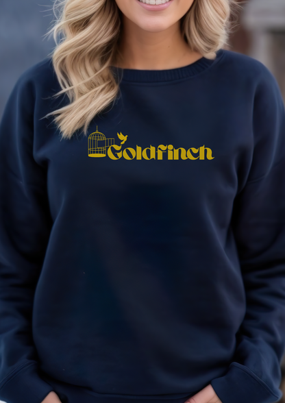 Goldfinch Embroidered Sweatshirt/ Auren/ commander rip/ raven kennedy/ gold plated prisoner inspired