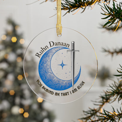 Licensed Ruhn Danaan Acrylic Ornaments/ crescent city/ sarah j maas/ you remind me that i am alive