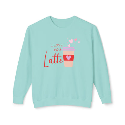 I Love You A Latte Shirt, Valentines Coffee Shirt, Couples Sweatshirt, Funny Couples Shirt, Couple Valentine Sweatshirt, Valentines Gift