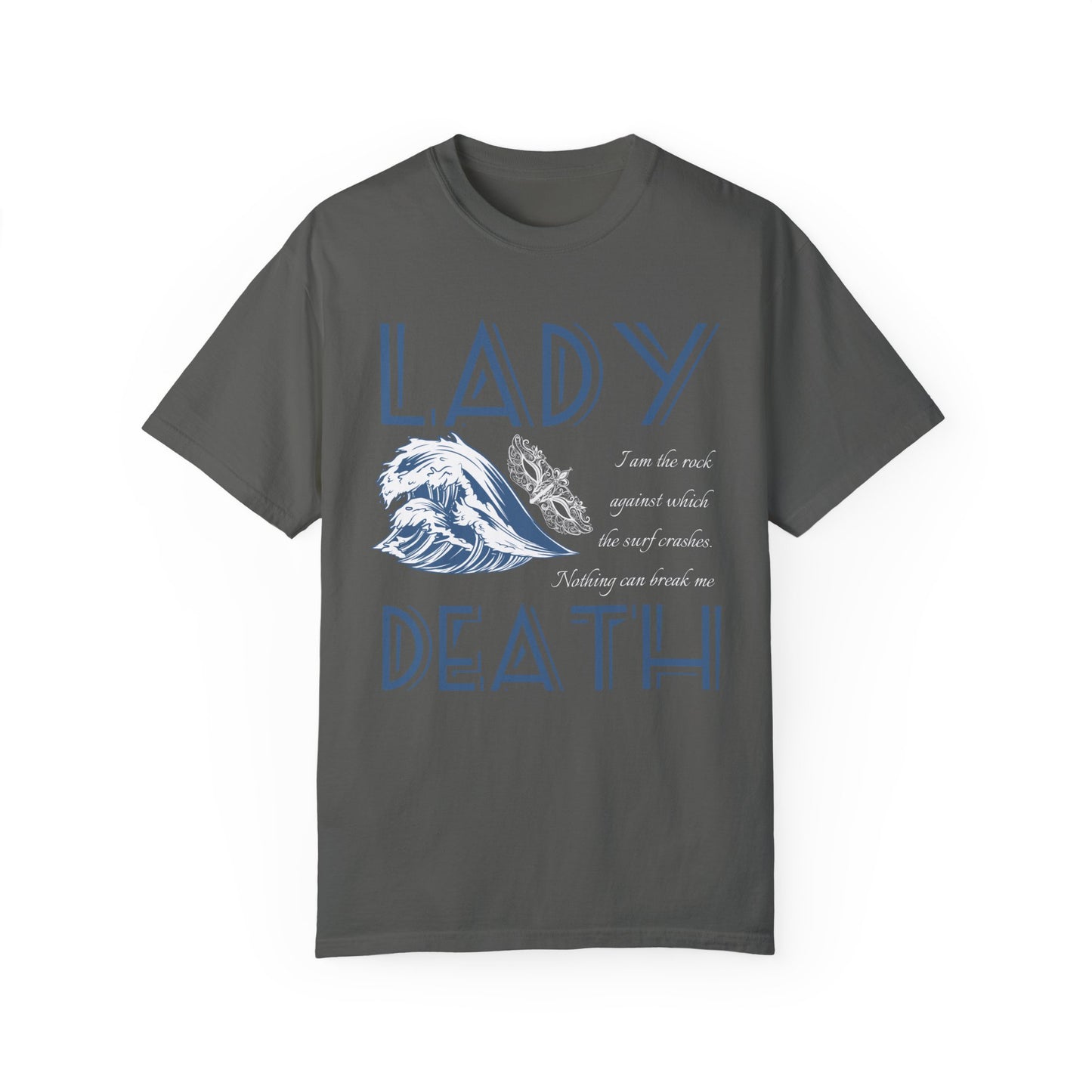 Licensed Lady Death comfort colors shirt/ Nesta Archeron/ Nothing can break me/ acotar shirt/ when you erupt girl/ house of wind/ velaris/ SJM