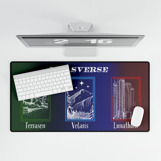 Licensed Maasverse Desk Mats/ Terrasen/ Velaris/ Lunathion/ Rattle the stars / Light it up / To the stars who listen