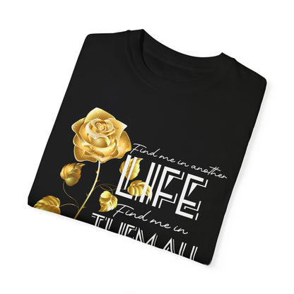 Gold Plated Villain Unisex T-shirt, Gild Design Shirt, Unique Graphic Tee, Cool Statement Top, Edgy Tee