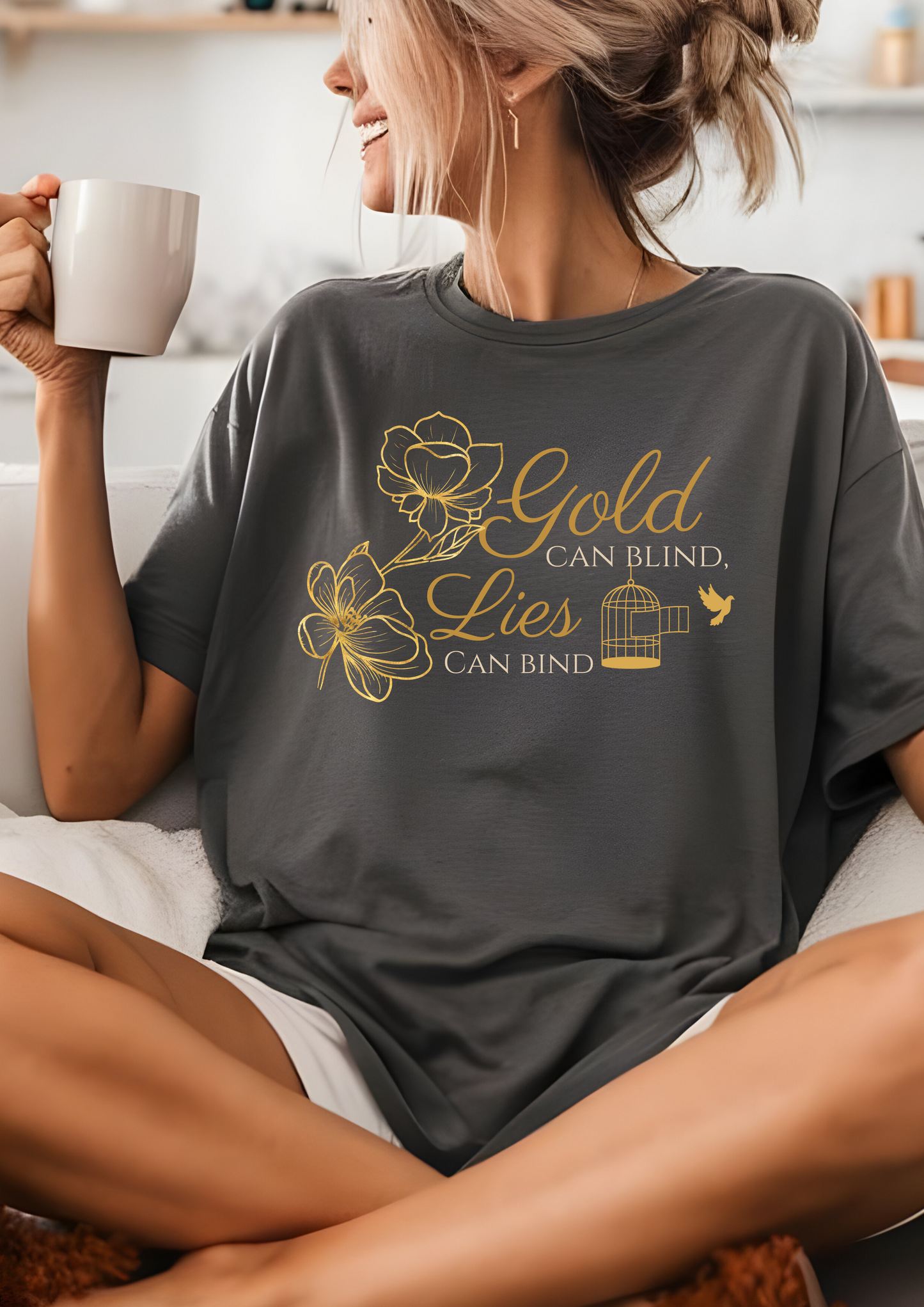 Plated Prisoner sweatshirt, bookish love shirt, Bookish shirt, a cage is a cage shirt, gild inspired shirt, Gilded, Auren, Raven Kennedy