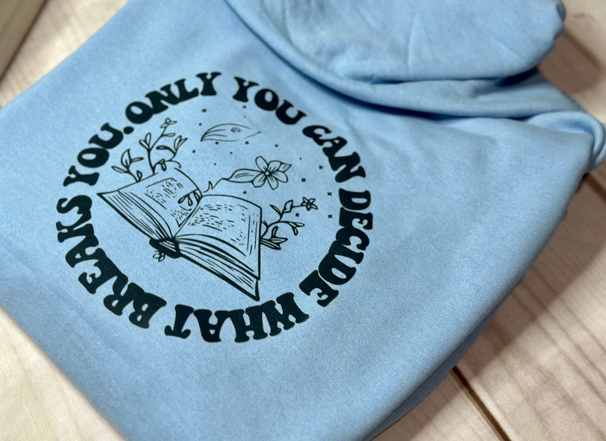 Licensed Suriel Hoodie | Only you can decide what breaks you | ACOTAR inspired