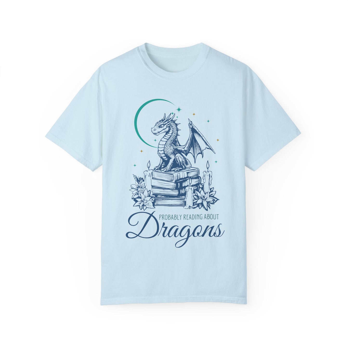 Probably Reading About Dragons Comfort Colors Shirt, Fourth Wing, Bookish Shirt, Bookish, Librarian Gift, book lover, Dealing with dragons