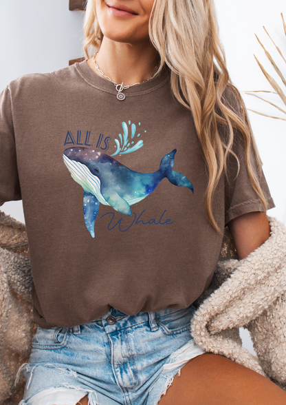 All is Whale comfort color shirt