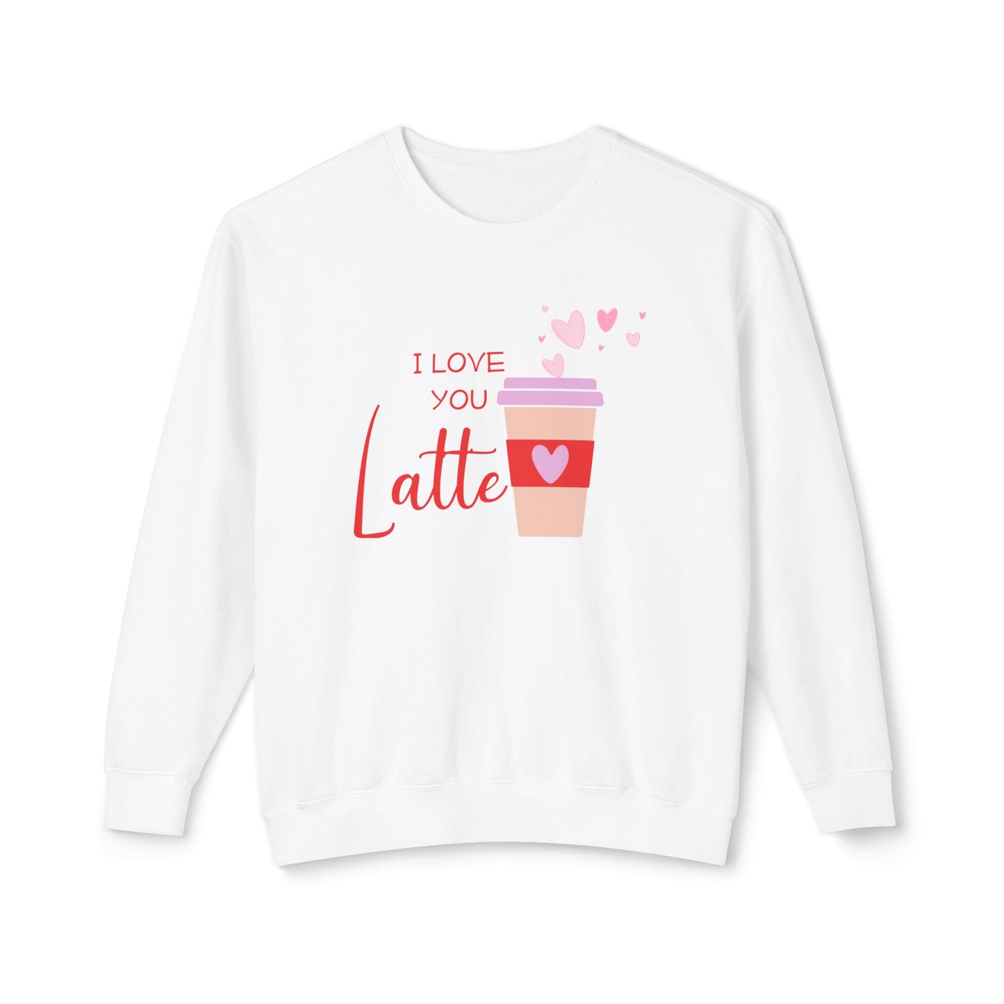 I Love You A Latte Shirt, Valentines Coffee Shirt, Couples Sweatshirt, Funny Couples Shirt, Couple Valentine Sweatshirt, Valentines Gift