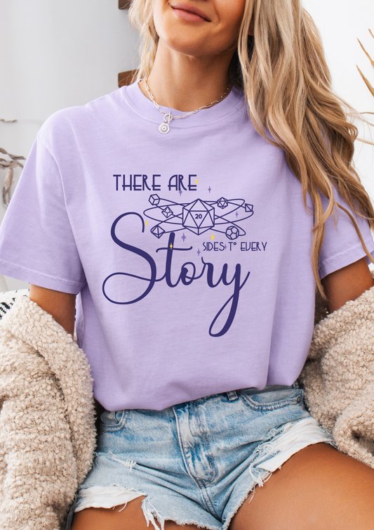 20 sides to every story / dnd shirt/ dungeons and dragons