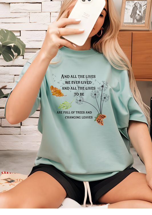 Full of trees and changing leaves comfort colors shirt, Pine Tree, Camping, Hiking Shirt, Adventure Shirt, Nature Lover Gift, Outdoors Shirt