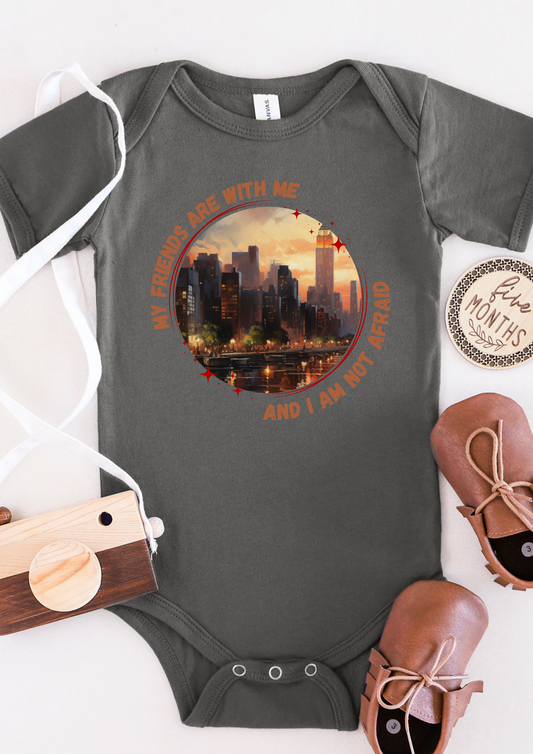 Licensed Crescent City Onesie/ My friends are with me/ Lehabah/ light it up/ Starborn