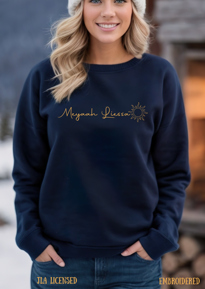 Licensed Meeyah Liessa Embroidered Sweatshirt/ a flesh and fire/ Poppy Balfour/ Atlantia/ Jennifer L. Armentrout/ Casteel D'aneer