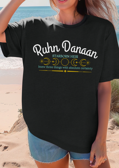 Licensed ruhn Danaan Comfort Colors shirt/ Knew three things/ crescent city/ lunathion/ starborn heir/ sarah j maas